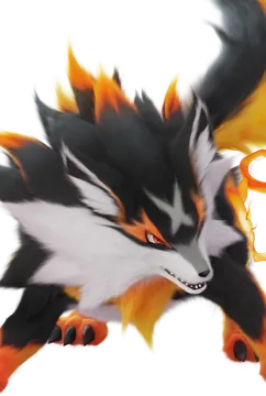 焚火狼（Flameruff）官方圖像